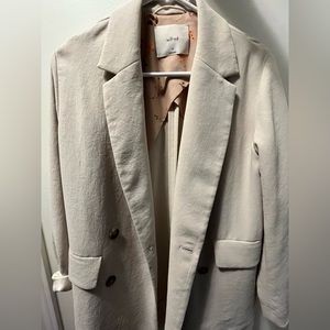 Wilfred Oversized Cream Blazer